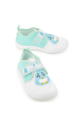 Gezer Yazlık Kız Çocuk Keten Happy Bird Cırt Cırtlı Ayarlanabilir Ayakkabı Ga2ypm.03343.00.3g3.0a Yeşil