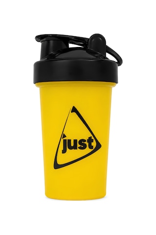 Just Shaker 550 Ml Ölçekli Ve Sızdırmaz Kapaklı Protein Shaker 2'li Set Sarı+siyah Sarı-siyah