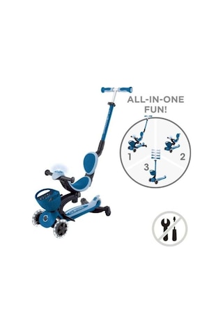 Go Up Baby 360 Scooter Işıklı Pastel Mavi Diğer