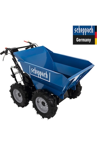 Scheppach Dp3000 Benzinli Mini Dumper 4x4 5.6 Hp 300 Kg Kapasiteli Harç-toprak-kum Taşıma