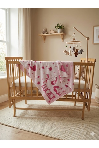 Bunny Peluş Bulut Bebek Battaniyesi - Zt600 Pembe