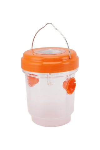 Dianziye Güneş Enerjili Led Yellow Jacket Tutucu - Su Geçirmez Abs Malzeme İle Bahçe, Bağ Ve Tarla İçin Etkili Arı Tuzağı