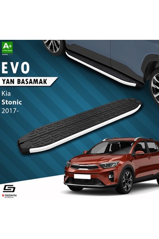 S-dizayn Kia Stonic Evo Aluminyum Yan Basamak 173 Cm 2017 Üzeri
