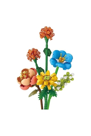 Lz4601 Loz Eternal Flowers Serisi - ''alacakaranlık Turuncu Işık'' 633 Parça Yapım Seti