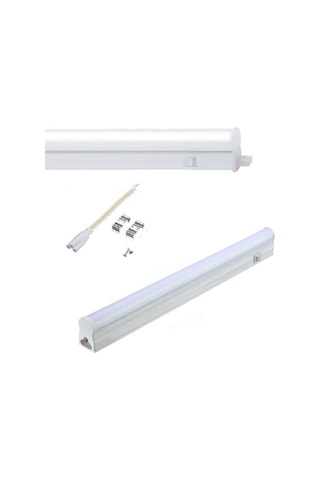 Lamptıme T5 Ledbant Armatür 16W 120Cm Ilıkbeyaz Işık Anahtarlı 3 Beyaz