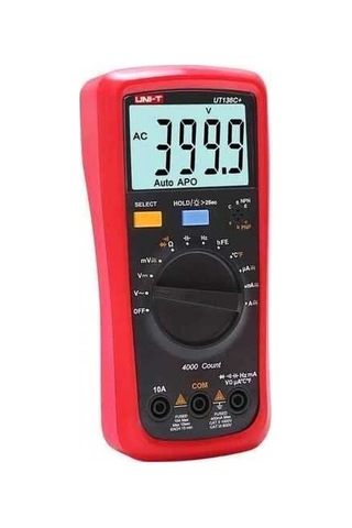 Unı-t Ut136c+ Multimeter Digital Multimeter Tester Ac Dc Voltmeter Ammeter Ohm Capacitance Hfe Diode/transistor Tester