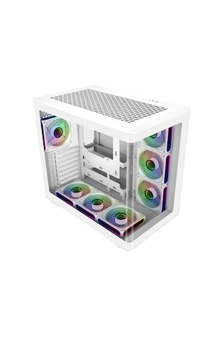 Cooler Master Elite 600 E600-wgnn-s02 7x120mm Argb Fan Atx Beyaz Akak0col0049