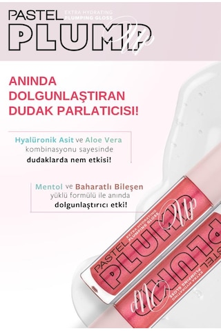 Pastel Plump Up Extra Hydrating Plumping Gloss - Dolgunlaştıran Dudak Parlatıcısı 206 Chic 206