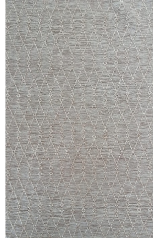 Çam Halı Mono Mn 6046 Bej İskandinav Desenli Örgü Dokuma Kilim - 80x150