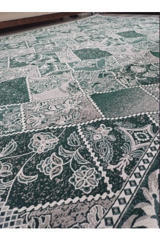 Savan Dokuma Halı Örtüsü 4m² 170 240 Kale Yeşil Diğer