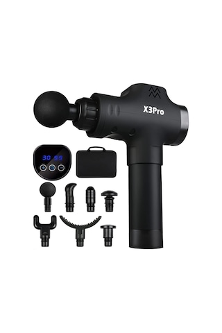 Kraft Hart X3pro Masaj Tabancası Siyah Çok Renkli