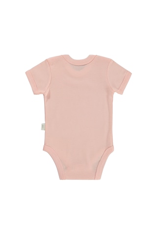 Civil Baby Cute Bunny Baskılı 1-36 Ay Çıtçıtlı Badi - Pembe Soft Pembe