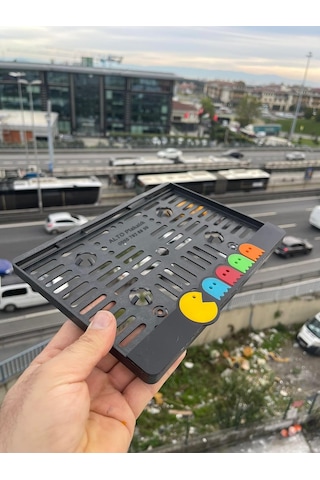 Appcity Oto Aksesuar Pac Man Özel Tasarım Pleksi Motosiklet Plakalık