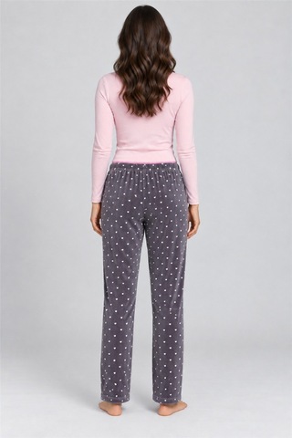 Mavera Mv04 Kadın Gri Uzun Pijama Altı Gri - 938665392 Gri - 938665392 Gri