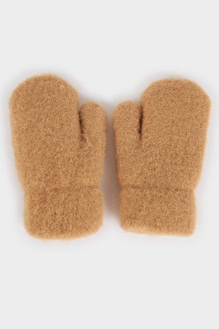 Defacto Erkek Bebek İçi Suni Yünlü Eldiven F0028a525wnbn450 Kahve