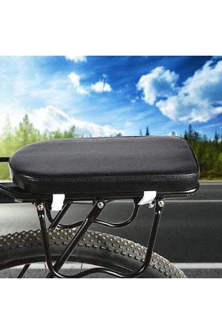 Homyl Bisiklet Sele Aşınmaya Dayanıklı Evrensel Arka Koltuğu Siyah