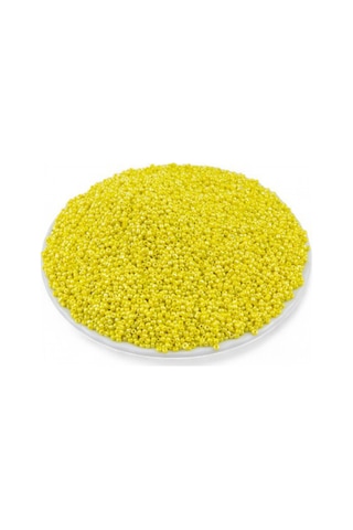 Pastel Limon Sarı 11/0 2 Mm Kum Boncuğu 100 Gr