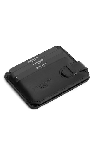 Pierre Cardin Siyah Analin Unisex Deri Kartlık 0777a2c Siyah-analin