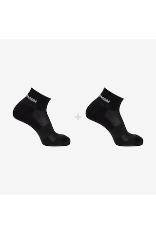 Salomon Evasion Ankle 2-pack Çorap-27423 Siyah - Siyah