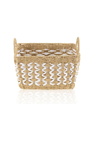 The Mia Braid Organizer Sepet Açık Kahvrengi