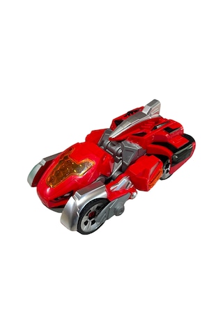 Pilli Işıklı Sesli Müzikli Dönüşebilen Trex Dinazor Kırmızı Renk Renkli