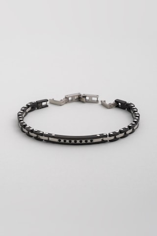 So Chic Siyah Taşlı 21 Cm Çelik Erkek Bileklik 00604757