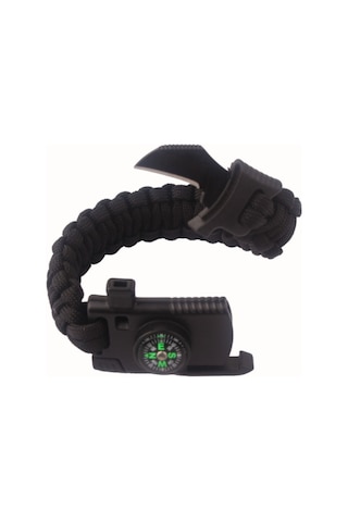 Paracord Outdoor Bıçaklı Bileklik Çok Renkli