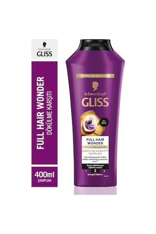 Gliss Full Hair Wonder Saç Dökülme Karşıtı Şampuan 400 ML