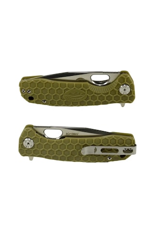 Honey Badger Tanto Flipper Large Green Kamp Çakı Yeşil