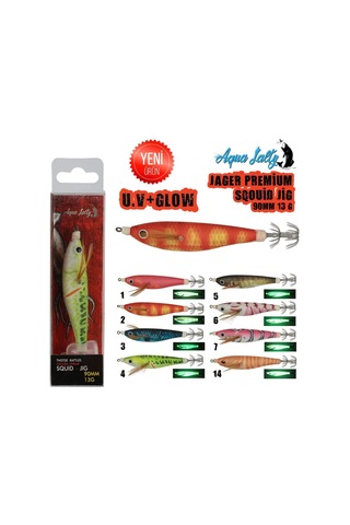 Jager Squid Jig Kalamar Zokası 90mm 13gr