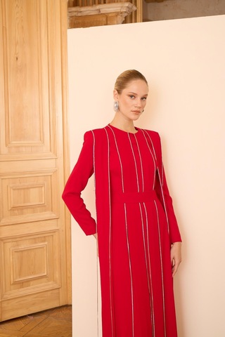 Senna Tease Dress Kırmızı Kırmızı