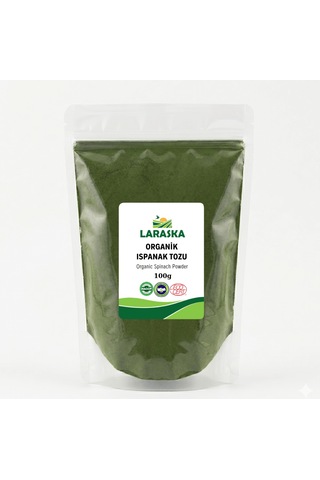 Organik Ispanak Tozu 100g Organic Spinach Powder