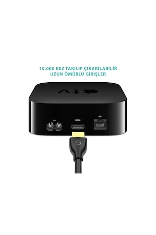 Syncwire 4K Altın Uçlu Ultra Hdtv 4K 60fps 18Gbps Hdmi Kablo 1.5mt