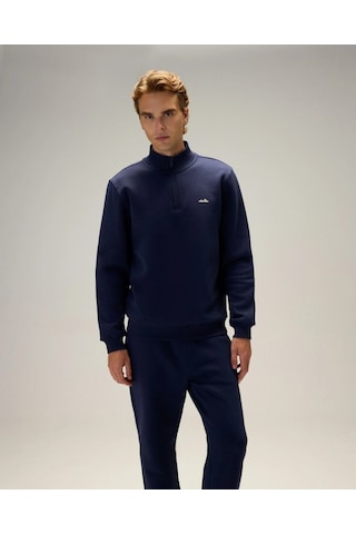 Ellesse 6wm1010-nv Erkek Fermuarlı Sweat Lacivert