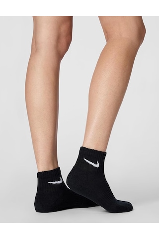 Nike Everyday Cush Unisex Siyah 3'lü Çorap Nike Everyday Cush Unisex Siyah 3'lü Çorap