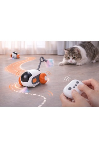 Runaway Uzaktan Kumandalı Robot Kedi Oyuncağı Şarjlı
