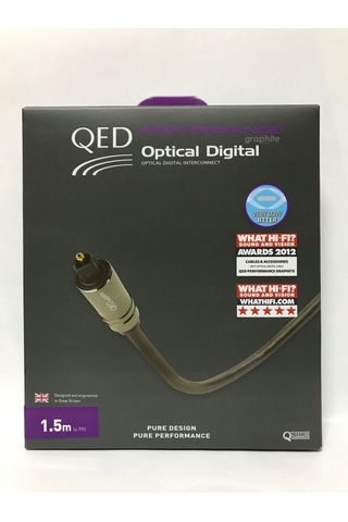 QED QE-6601 PERFORMANCE OPTICAL GRAPHITE KABLO 1.5 Metre