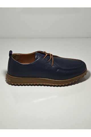 Cem Pekşen Bablin 2610 Kadın Günlük Deri Comfort Ayakkabı Lacivert