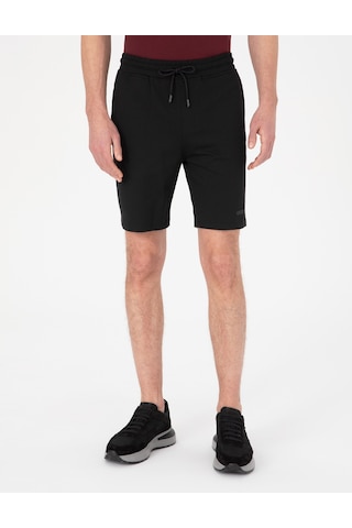 Pierre Cardin Siyah Regular Fit Örme Şort 50310719-vr046