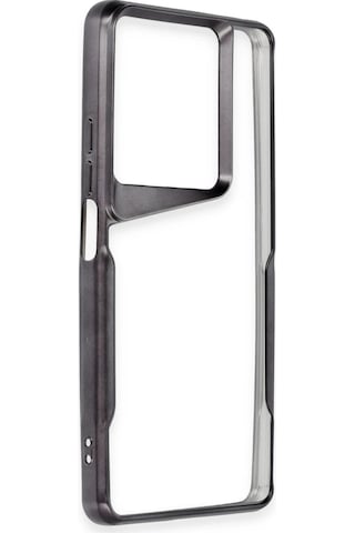 Newface - 972 - Xiaomi Redmi Note 13 Pro 4g Kılıf Boyi Silikon Kapak - Csmo-tex - - Siyah