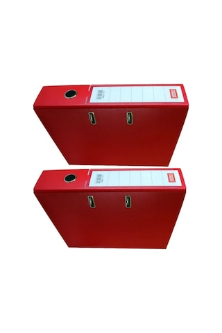 Cassa Plastik Geniş Klasör Kırmızı Renk 7280 5 Adet