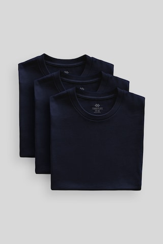 Tommylife Standart Fit Basic O Yaka 3lü Paket Lacivert Erkek T-shirt 87911 Lacivert
