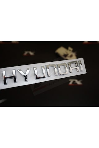 Hyundai Krom Bagaj 3m 3d Krom Abs Logo Amblem