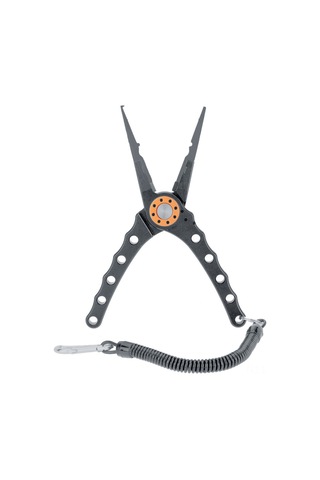 Xiyyadms Deniz Yıldızı Olta Tırnakçı - Gri 6061 Uçak Alüminyum Gövde, Paslanmaz Çelik Çeneli, Olta İpi Kesici Ve Tırnak Çıkarıcı, Taşınabilir Çanta İle