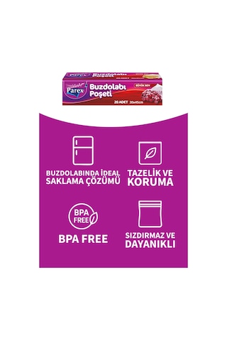 Büyük Boy Buzdolabı Poşeti