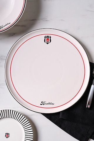 Karaca X Beşiktaş Pizza Tabağı 32 Cm Siyah