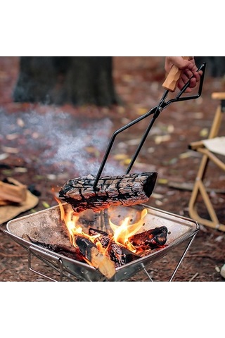 Tongxida Kömür Odun Tutucu Demir-çam Saplı Kamp Mangal Izgara Çekiçi Farklı Renkler Çok Renkli