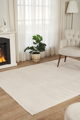 Marla 2001 Krem Hav Toz Vermez Salon Mutfak Koridor Oturma Odası Yolluk Halı Makine Halısı Krem