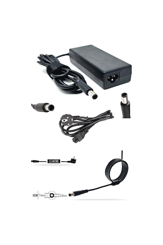 Notebook Adaptör 90w - Hp Elitebook 8460p, 8460w, 8470p Muadili İle Uyumlu
