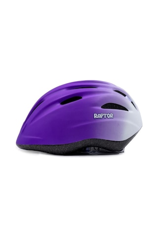 Raptor Çocuk Bisiklet Kaskı Hb63 Mtb Bisiklet Kaskı Mor Violet Bisiklet Scooter Kaskı M Beden Mor